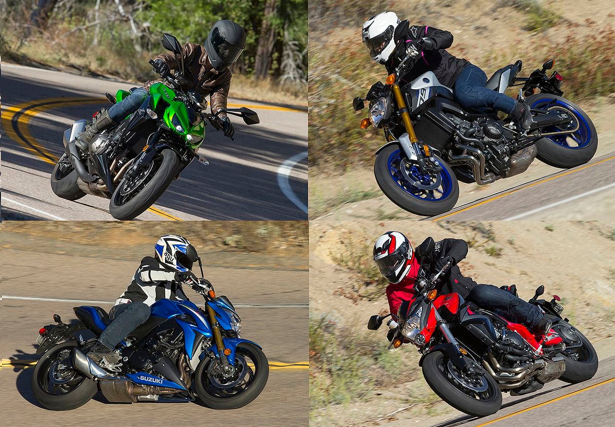 Naked Bike Shootout Honda Cb R Vs Kawasaki Z Vs Suzuki Gsx