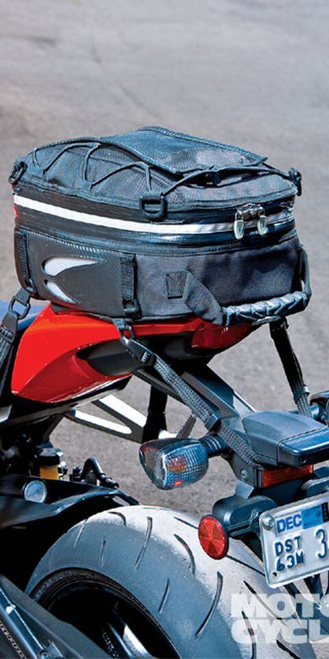 Dowco Elite Series Fastrax Tail Bag Motorcyclist