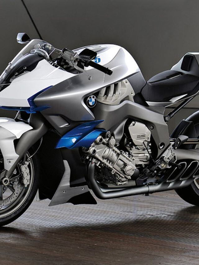 BMW Concept 6 Bike Motorcyclist