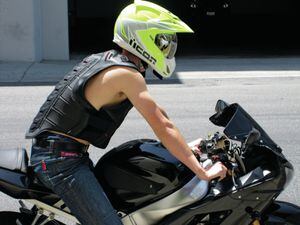 Crotch rocket deals riding gear