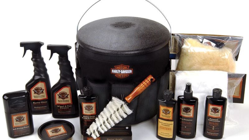 Harley-Davidson Motorcycle Cleaning Bucket, Multi-Pocket Aprol & Cleaning  Supplies Tested