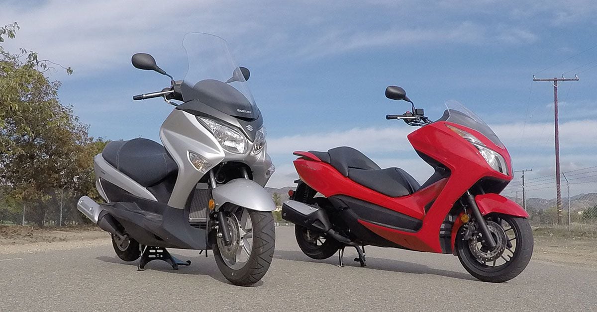 honda pcx 150 vs suzuki burgman 200