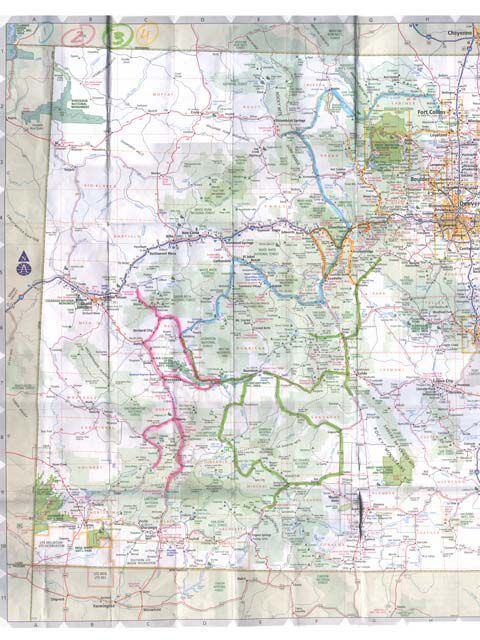 Colorado Centopassi Map | Motorcyclist