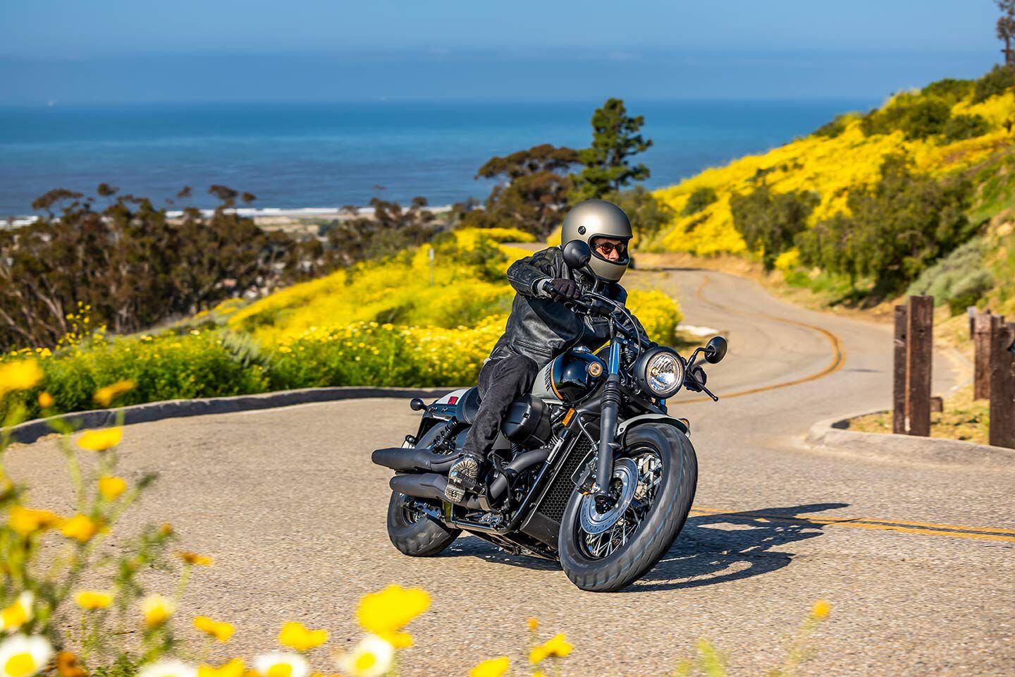 Dealers will have Honda’s updated bobber, the Shadow Phantom, in stock June 2023.