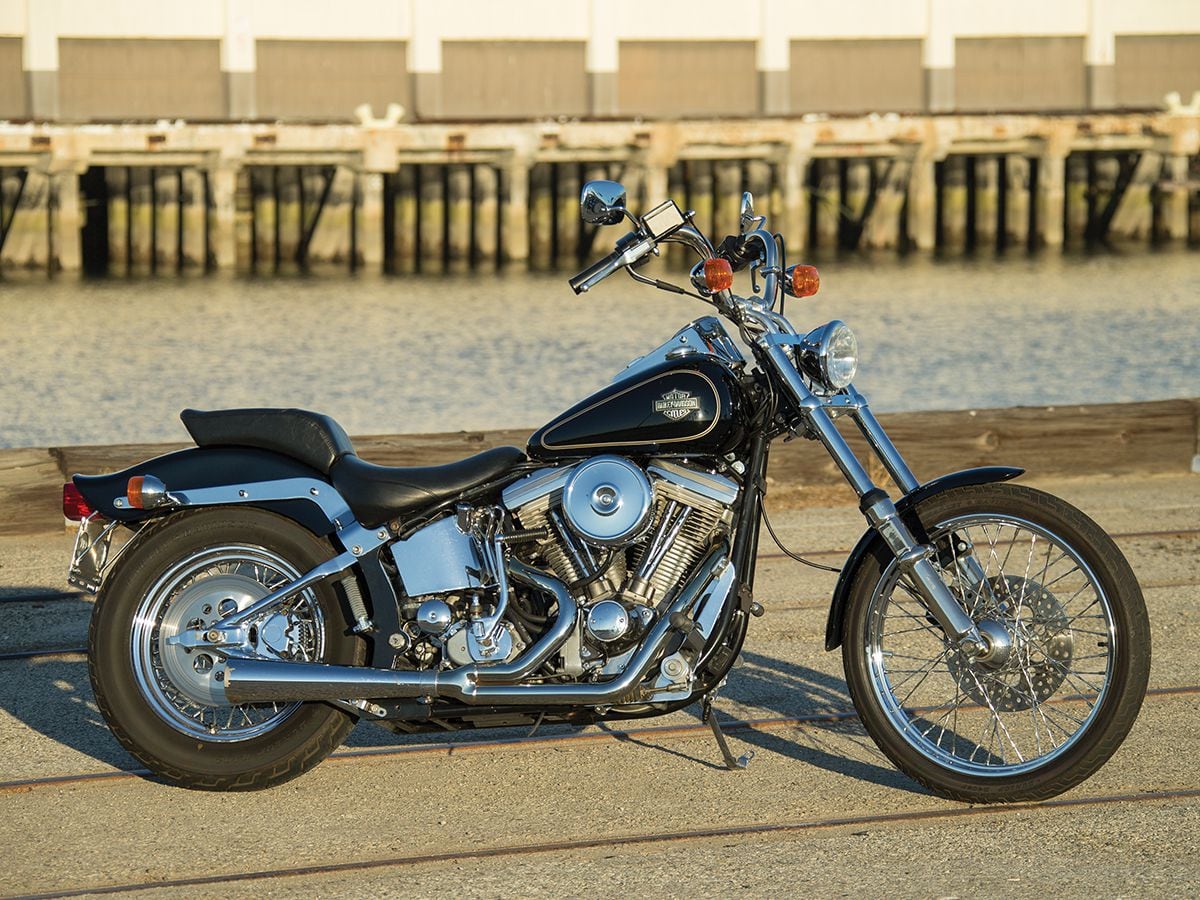 HARLEY DAVIDSON SOFTAILS Motorcyclist