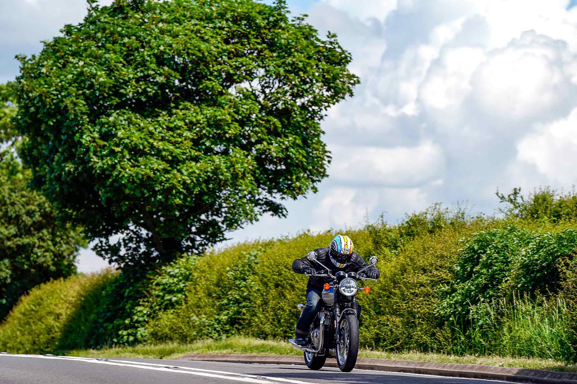 With 116 official accessories to lure you, it will be hard to leave the showroom on a standard bike. There is also a rather attractive black version.