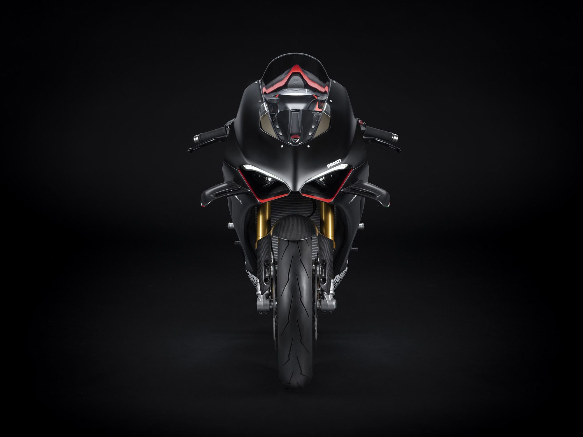 Ducati optimized aerodynamic efficiency on the 2022 V4; design updates help make the SP2 an even more effective track weapon.