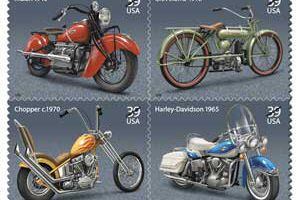 Ballplayers, motorcycles to grace U.S. stamps