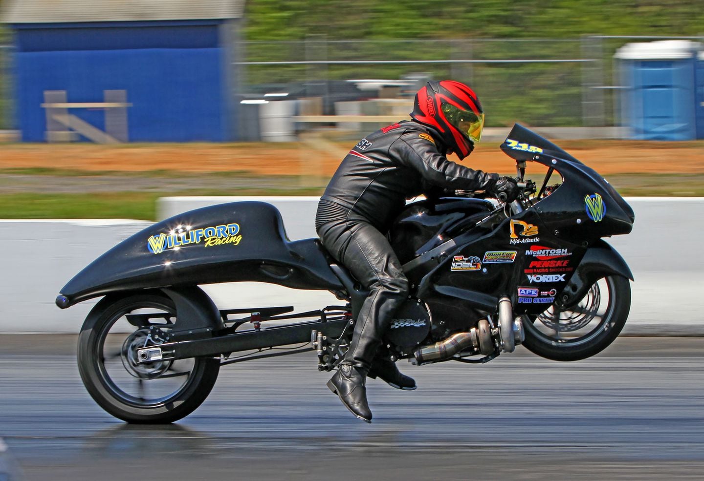 Drag race motorcycles