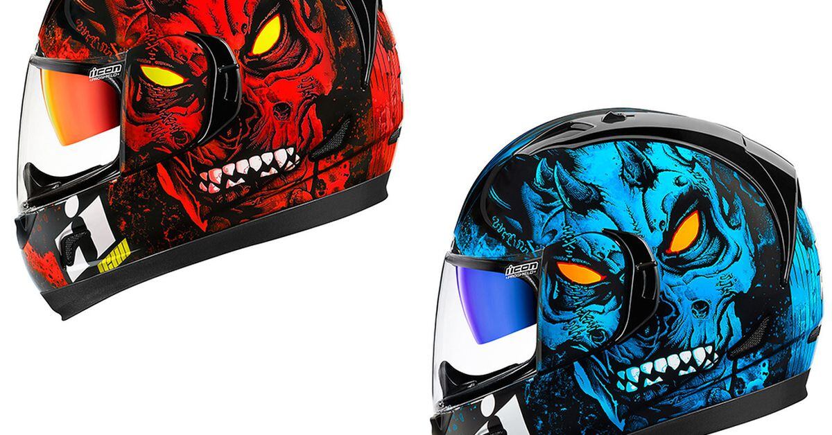 Icon's Latest Alliance GT "The Horror" Helmet | Motorcyclist