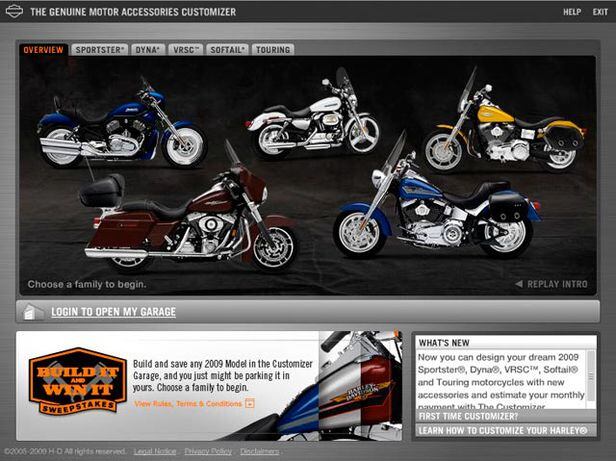 free virtual motorcycle customizer