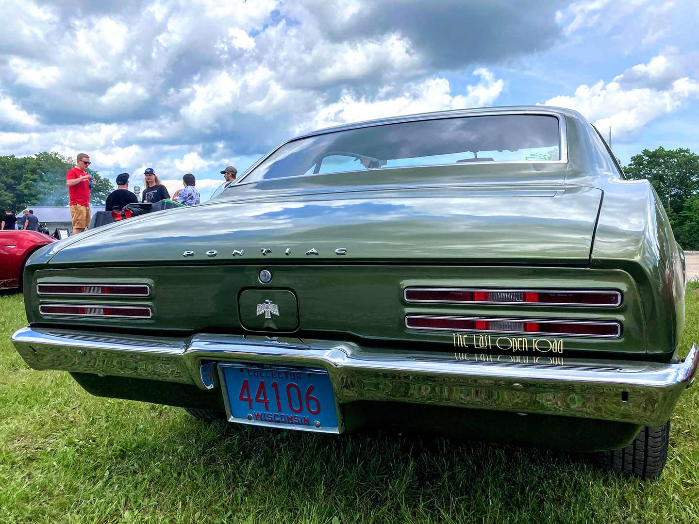 A one-owner 1969 Pontiac Firebird, with rare base-model inline six-cylinder engine with single Rochester carburetor.