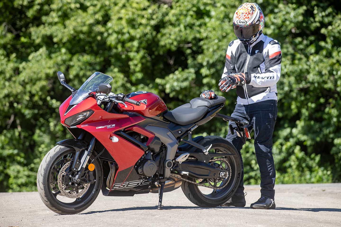 2024 Triumph Daytona 660.