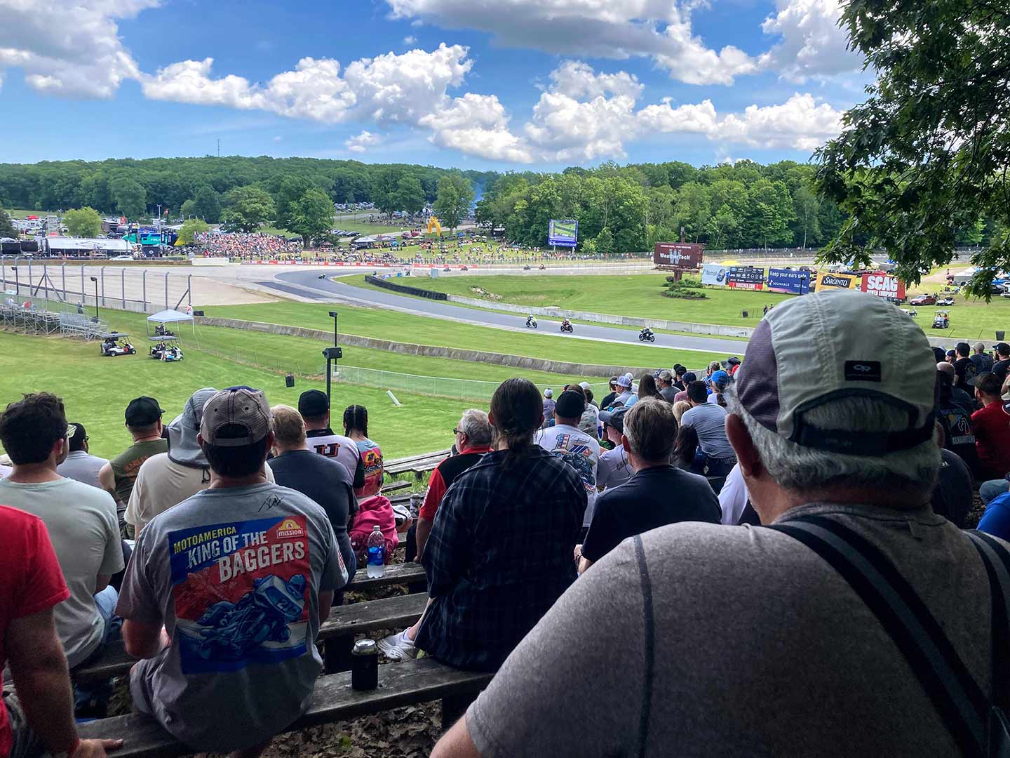 The most popular place to watch? Turn 5, of course. You know, where most of the race incidents happen.