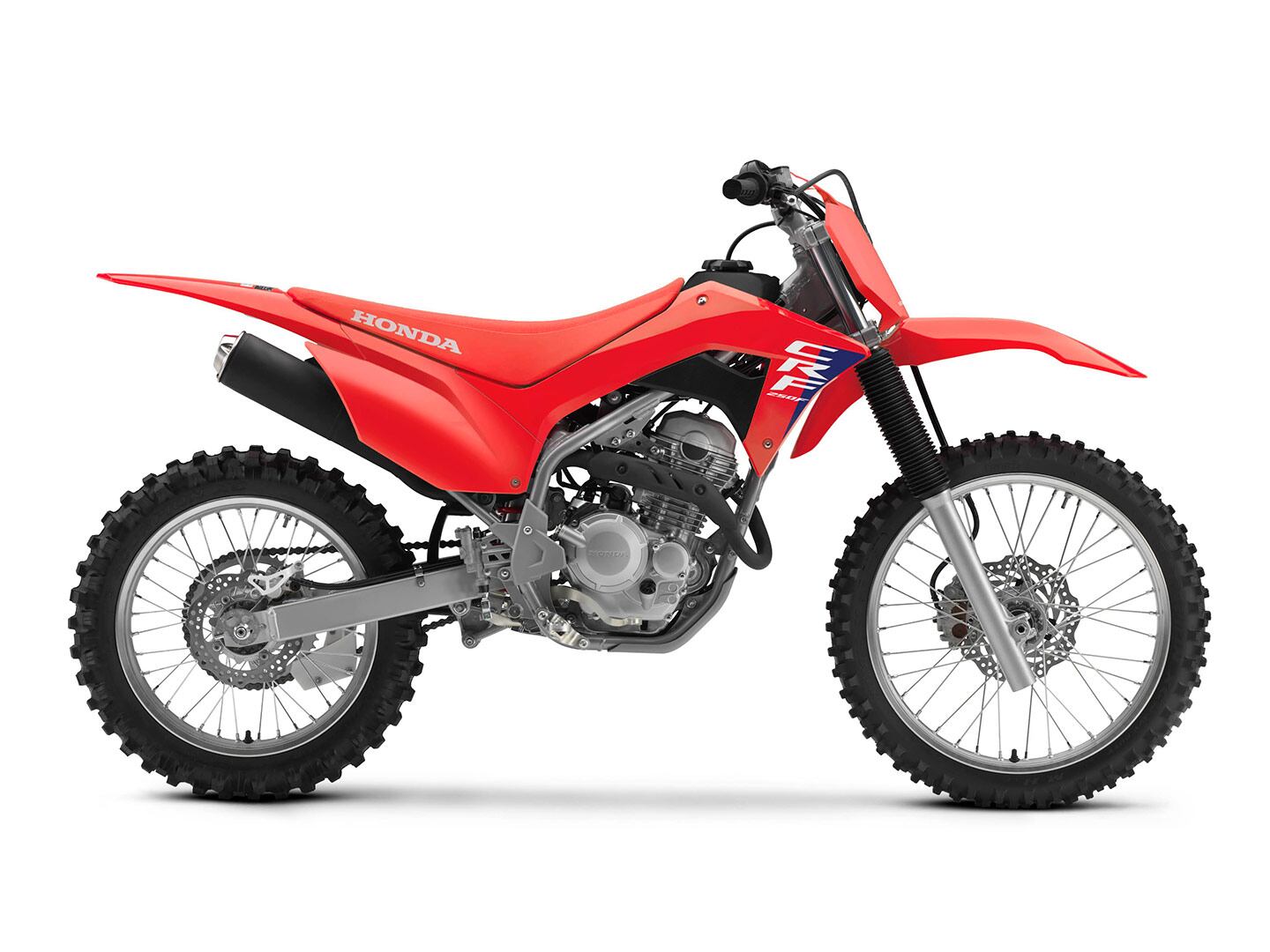 Just like in “The Jeffersons,” you’re moving on up. The all-grown-up Honda CRF250F, ready to take on American dirt.