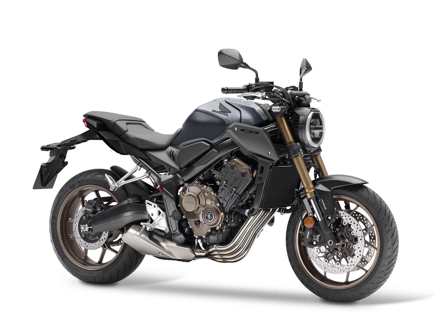 La CB650R a été conçue autour de la philosophie de conception Neo-Sports Café de Honda.