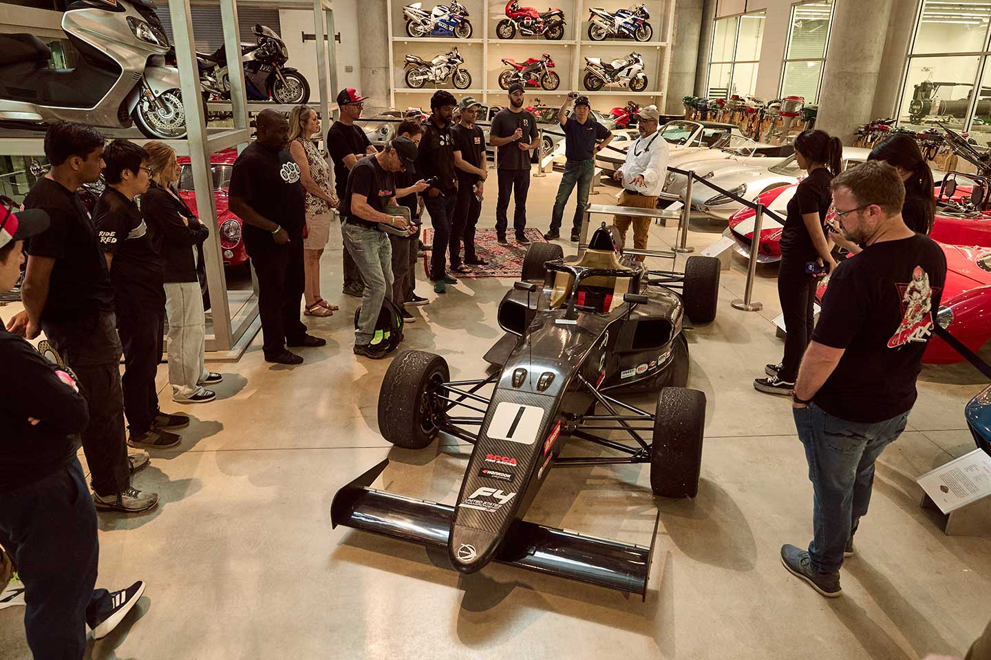 The Barber Museum has some beautiful machines for every enthusiast, two wheels or four.